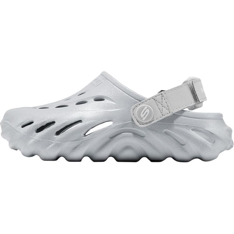 

Детские сандалии с низким верхом, устойчивые к истиранию и скольжению Skechers Kids, серый