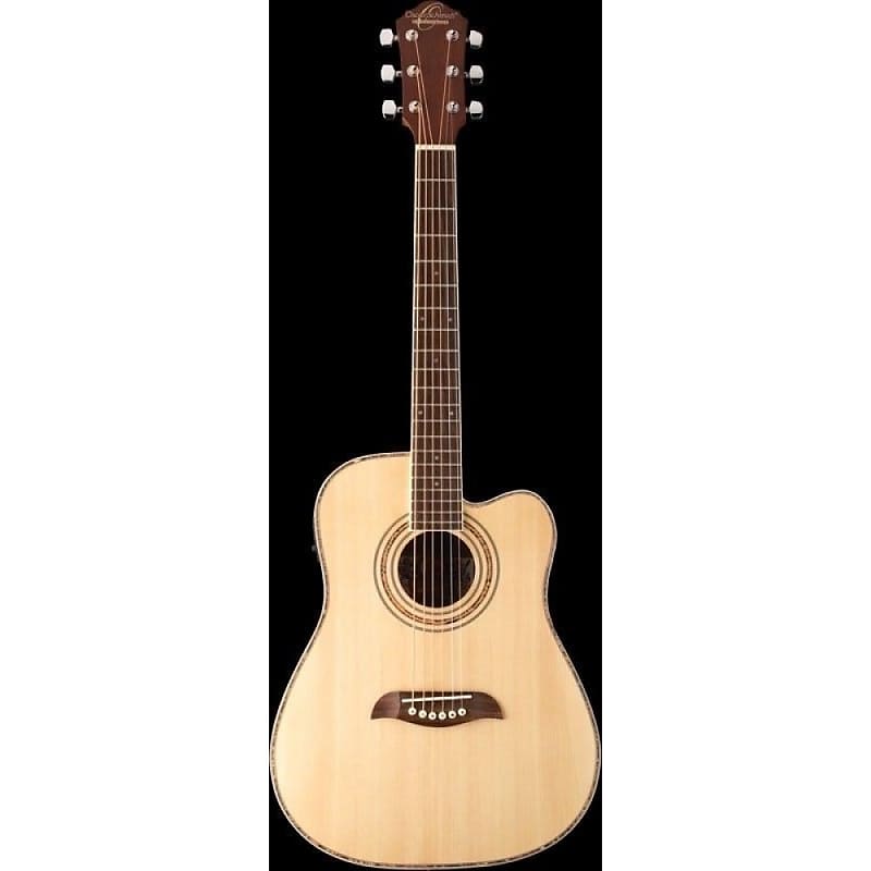 

Акустическая гитара Oscar Schmidt OG1CE Dreadnought Cutaway 3/4 Size Mahogany Neck 6-String Acoustic-Electric Guitar