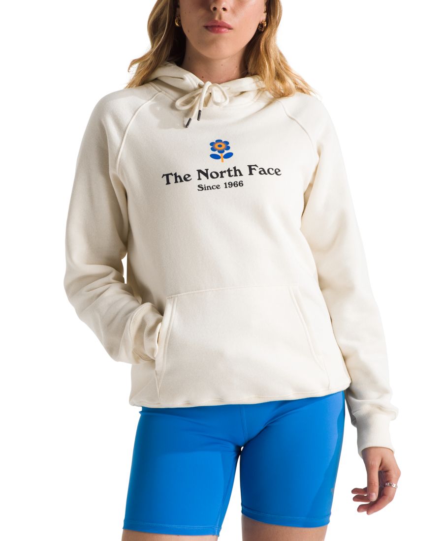 

Женская толстовка с капюшоном Strange Colorful World Flower The North Face, White Dune