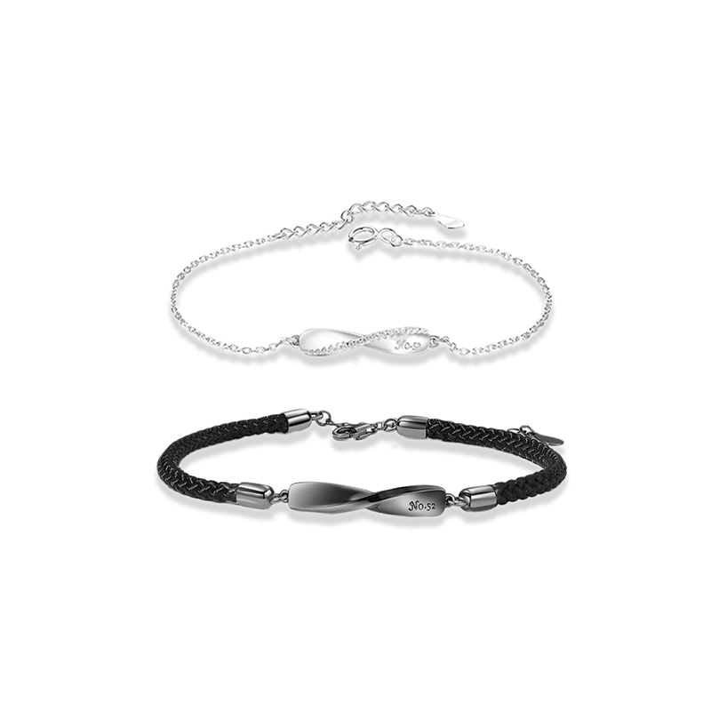 

Унисекс браслет из сплава JUICY GRAPE, Mobius Couple Bracelets (Style 2)