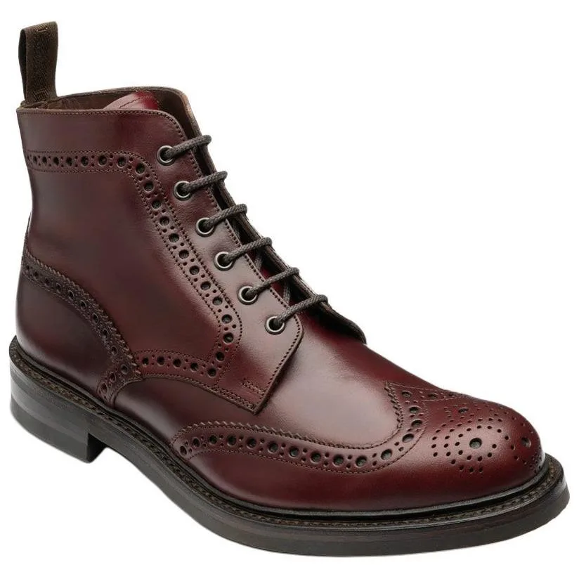 LOAKE Ботинки Bedale мужские красно-коричневые — фото 4