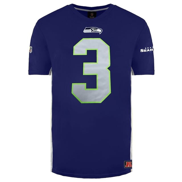 

Футболка Fanatics NFL Russell Wilson 3 Seattle Seahawks Fanatics, синий