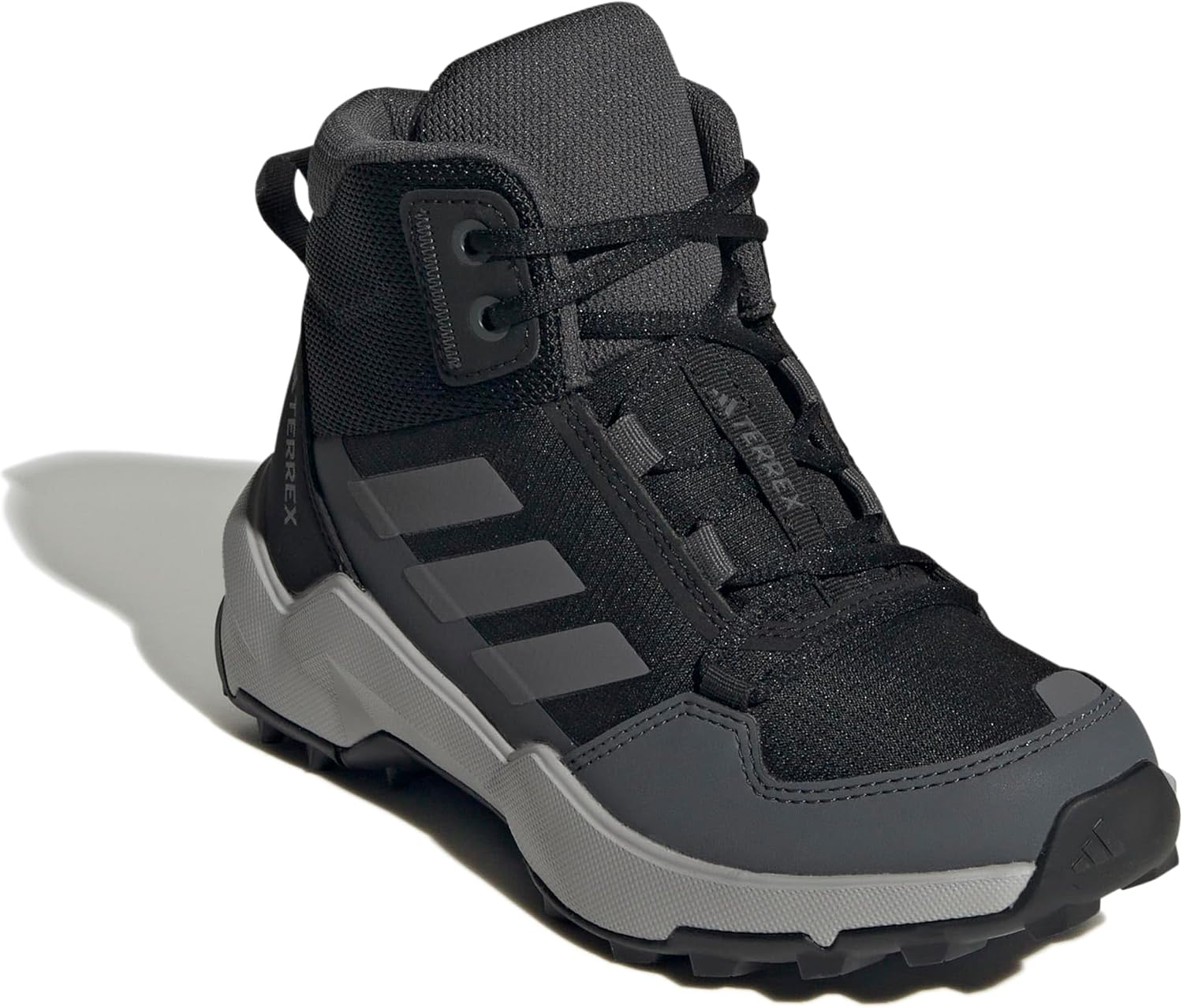 Детские кроссовки Adidas Terrex Ax Endless Ripstop Mid Kids (для детей младшего и старшего возраста) унисекс, черный/серый — фото 3
