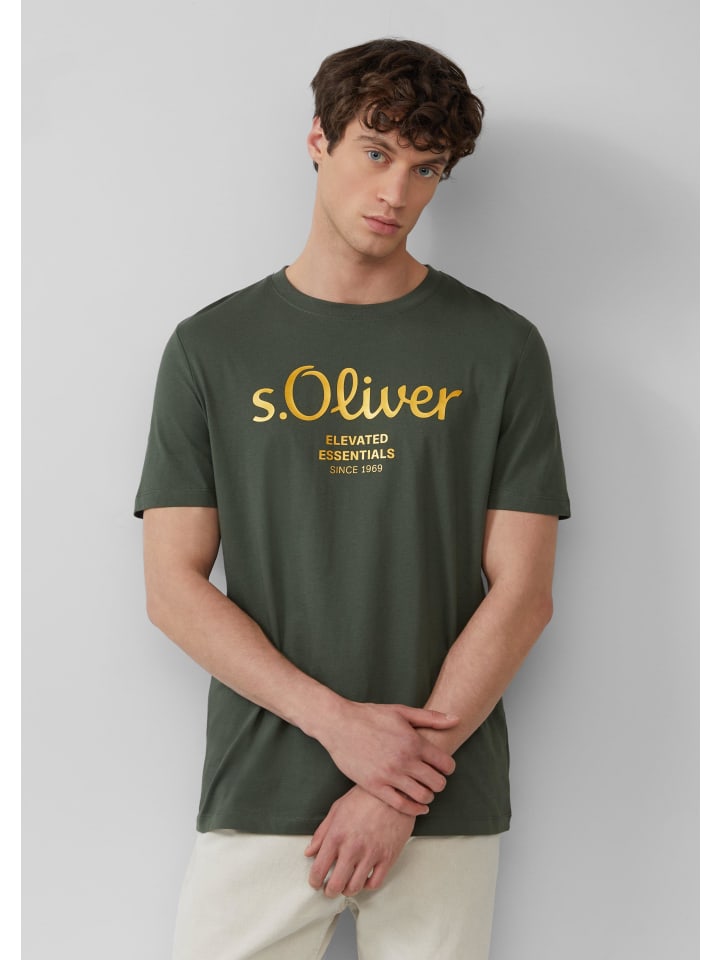 

Футболка s.Oliver, оливковый