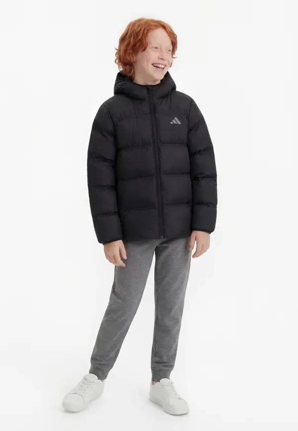 Куртка зимняя Adidas Performance Junior, черный/отражающий серебристый