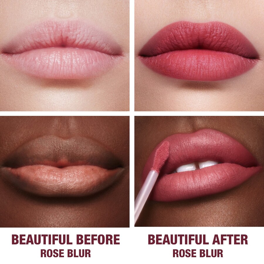 Жидкая помада Charlotte Tilbury Airbrush Flawless Matte Lip Blur, Rose Blur, 6.8 мл — фото 4
