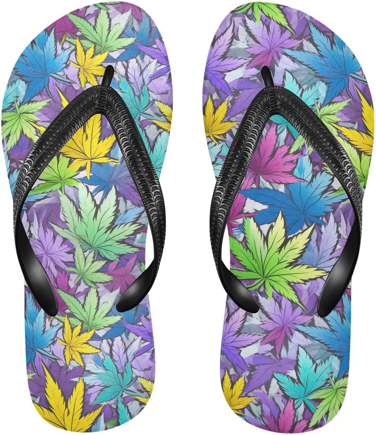 

SPRIPORT Фиолетовые шлепанцы-слипоны для женщин и мужчин, удобные повседневные вьетнамки с мягкой стелькой и нескользящей резиновой подошвой, плоские сандалии для прогулок и пляжа летом