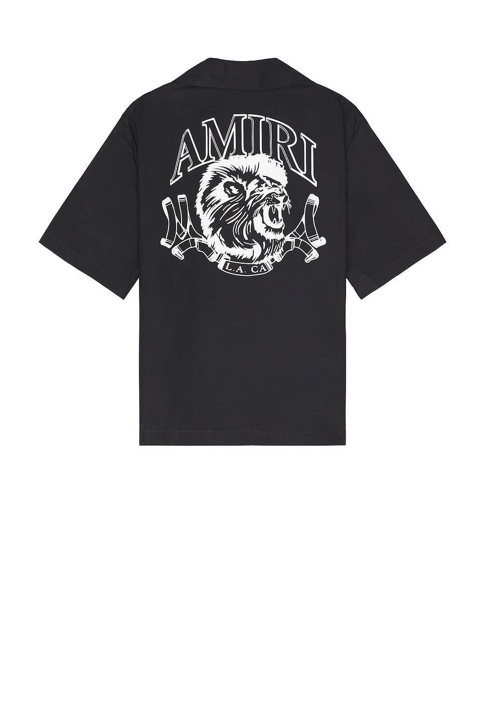 

Футболка мужская Lion Outline Camp Shirt Amiri, черный