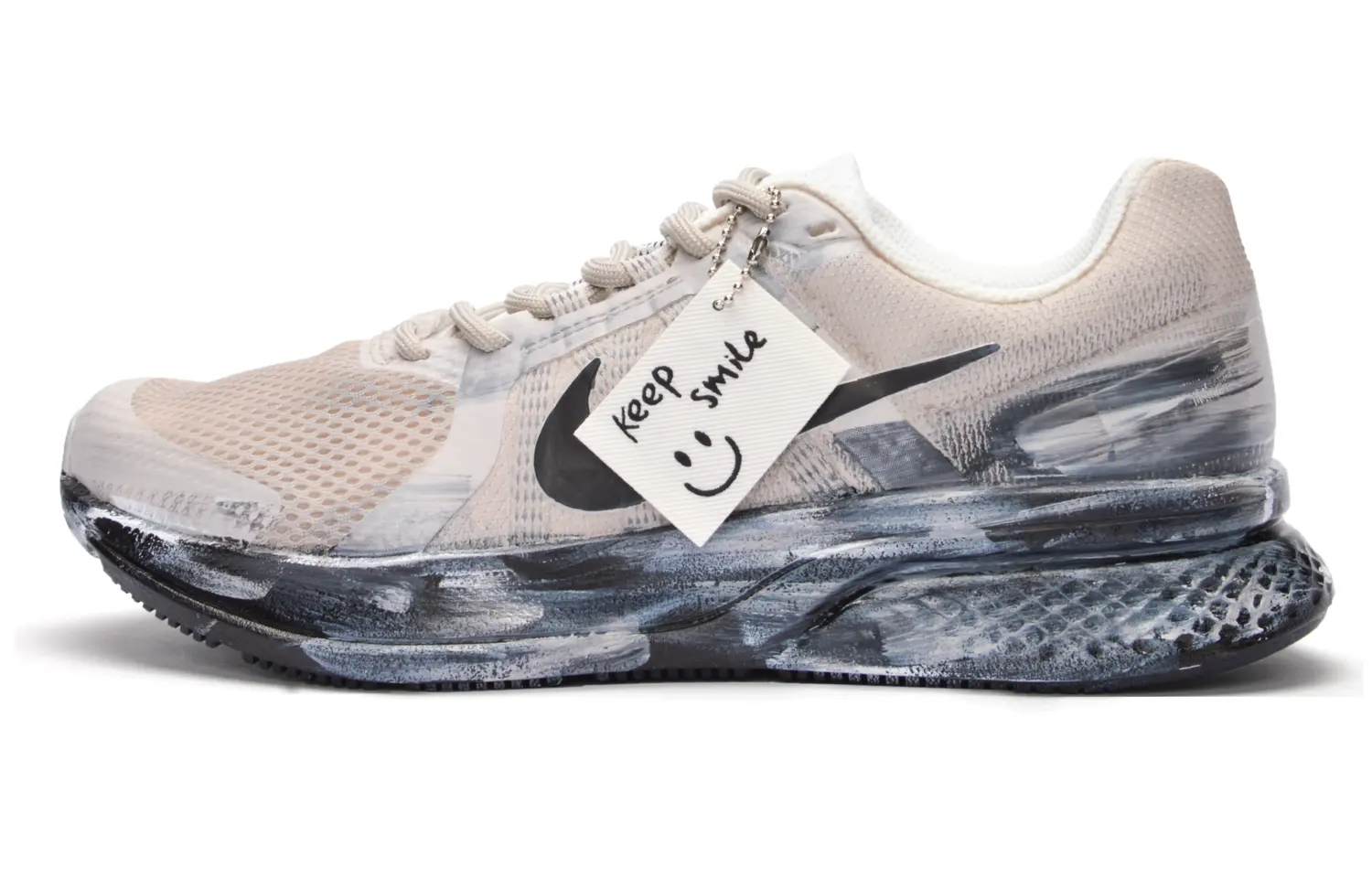 

Nike Кроссовки Run Swift 2 мужские низкие, цвет черный-серый