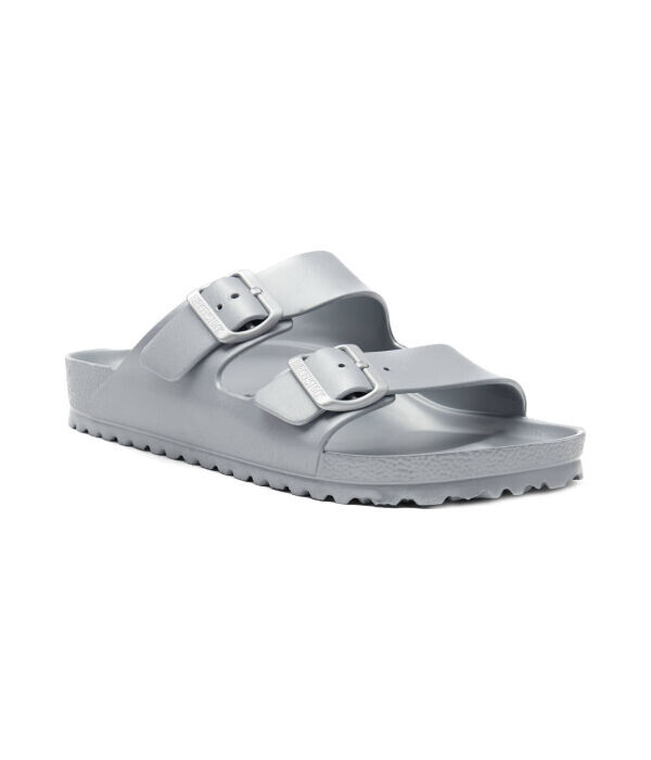 

Тапочки Arizona Birkenstock Eva на двойной застежке, серебряный