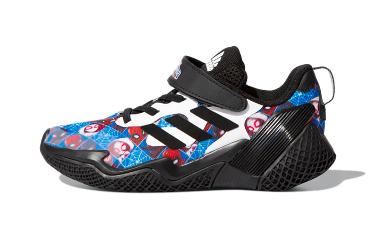 

Детские кроссовки Marvel X 4Uture PS Low-top, черные/белые/синие/красные Adidas