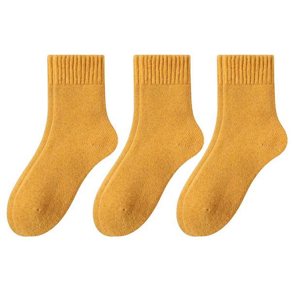 

Женские термоноски 3 шт из шерстяной смеси с плюшевой подкладкой для зимнего тепла Anna-Kaci, Orange