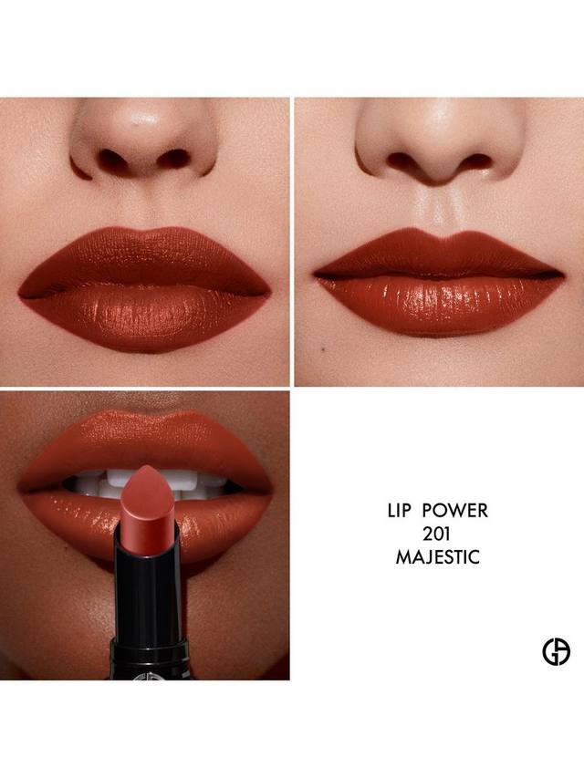Стойкая помада Lip Power с ярким цветом Giorgio Armani, 201 Majestic — фото 4