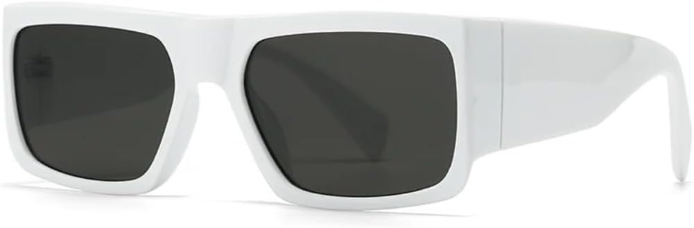 

Солнцезащитные очки с защитой UV400 | Компактная легкая оправа, градиентные линзы | Для женщин и мужчин, для занятий спортом на открытом воздухе и вождения DSVIGF, White