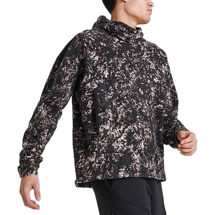 Толстовка с капюшоном из флиса ACG Therma-Fit Wolf Tree Nike, черный — фото 4