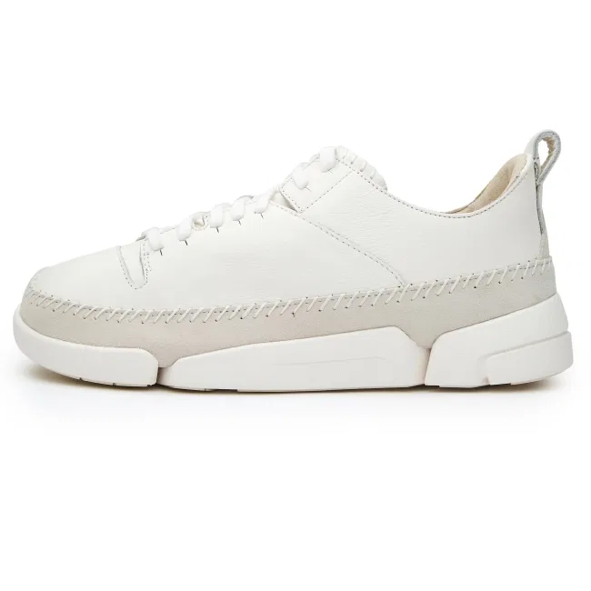 Мужские низкие кроссовки Clarks Trigenic 2, белые — фото 2