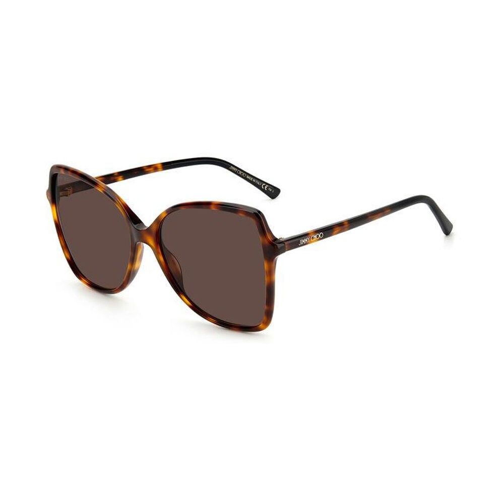 

Коричневые солнцезащитные очки из ацетата Jimmy Choo Eyewear