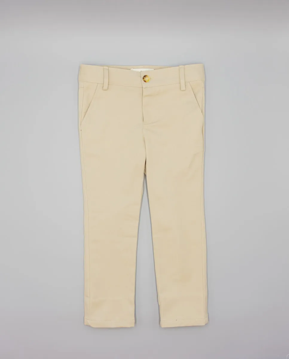 

Детские хлопковые штаны Fina Ejerique, бежевый