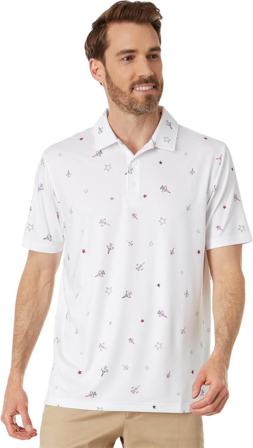 

Поло Volition Take Off PUMA, цвет Bright White/Ski Patrol