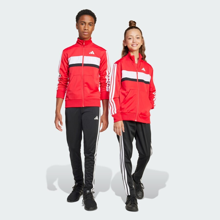 Спортивный костюм ADIDAS SPORTSWEAR Tracksuit Seasonal Essentials Tiberio, черный — фото 2
