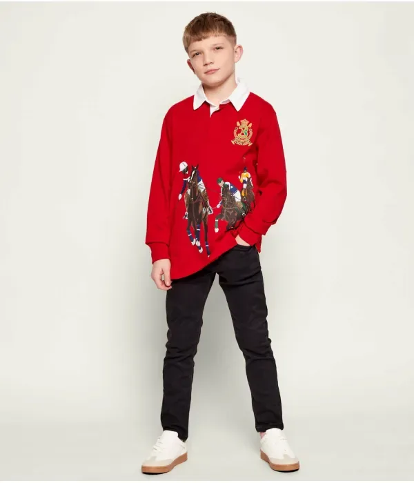 Полюс relaxed fit Polo Ralph Lauren, красный — фото 2