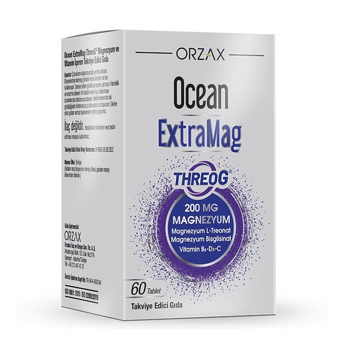 

Orzax Ocean Extramag Threog 200 мг 60 таблеток