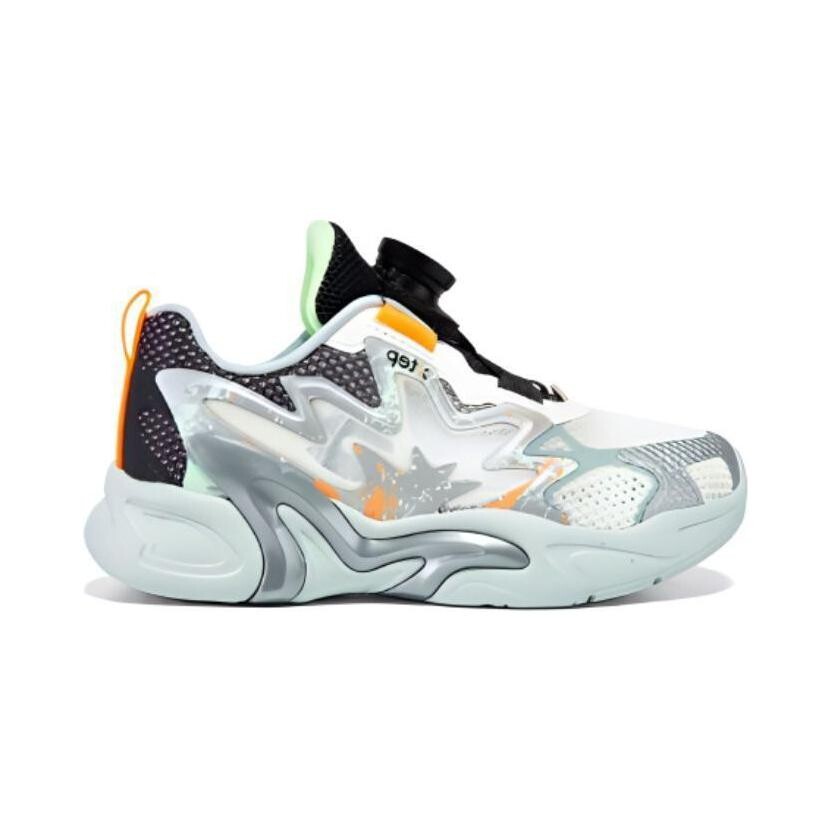 Детские кроссовки PS Low-top Sail White/угольно-черные Xtep, белый — фото 2