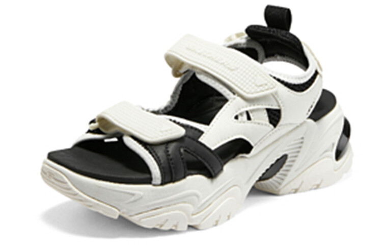 Пляжные сандалии Stamina V2 женские белые/черные Skechers — фото 3