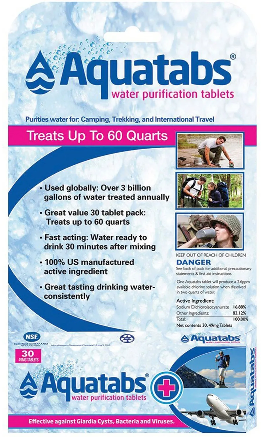 

Таблетки для очистки воды Aquatabs, None