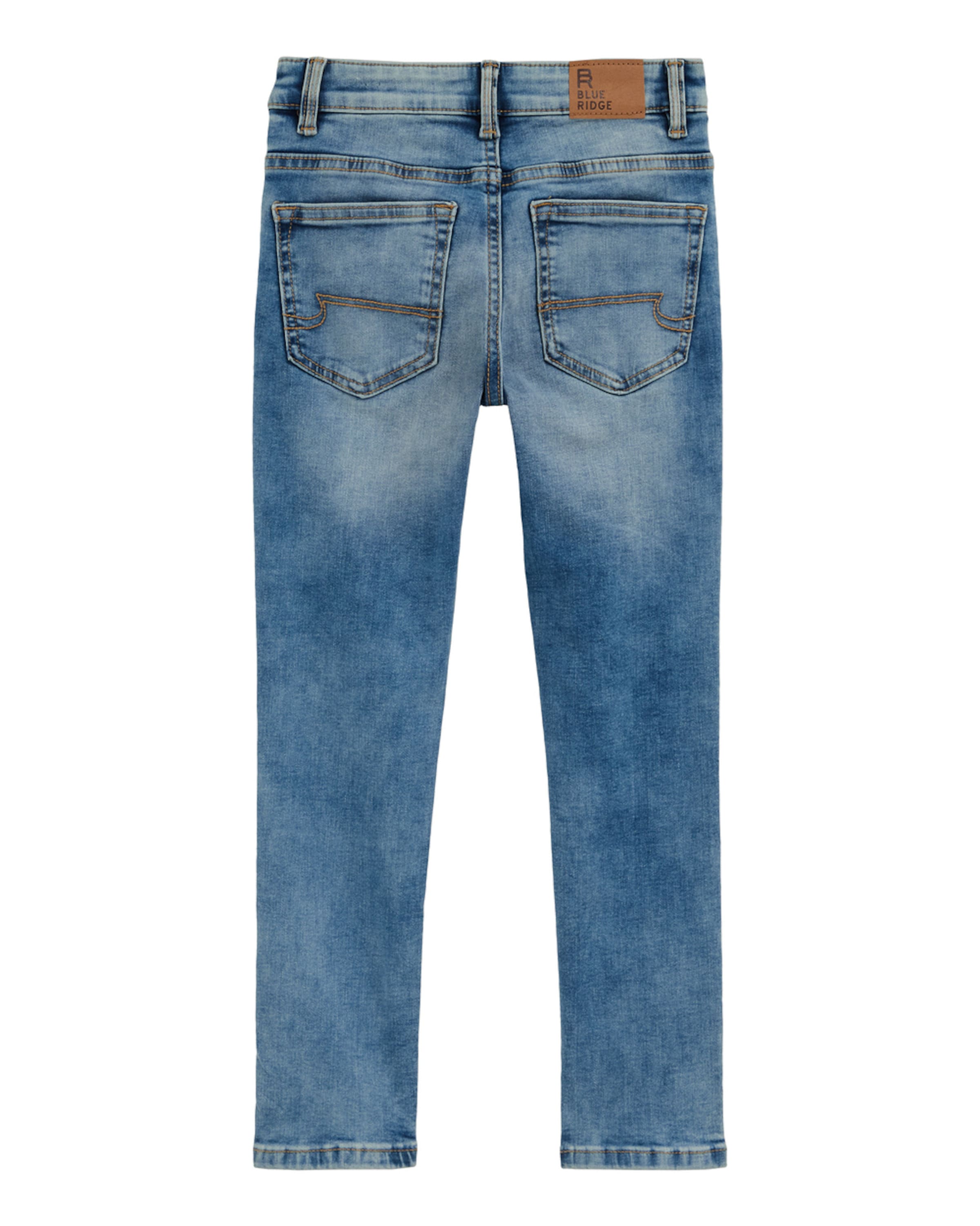 WE Fashion Джинсы синие slim fit — фото 2