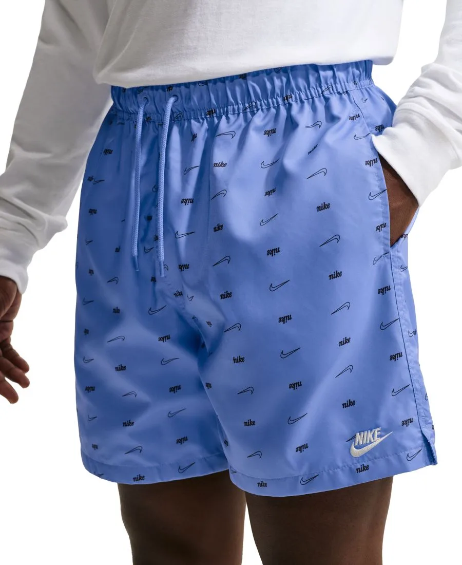 Мужские тканые шорты с эластичным поясом Nike, royal синий — фото 2