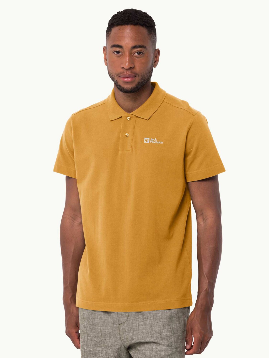 

Футболка Jack Wolfskin ESSENTIAL POLO M, оранжевый