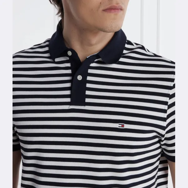 Рубашка-Поло 1985 года стандартного кроя досада Tommy Hilfiger, синий — фото 4
