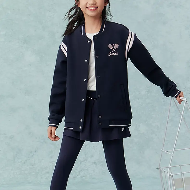 ASICS Бейсбольная куртка спортивная производительная navy blue для детей 3-7 лет — фото 4
