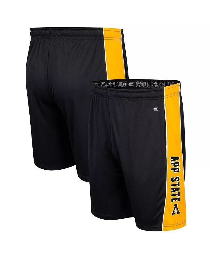 

Мужские черные шорты Appalachian State Mountaineers Panel Colosseum