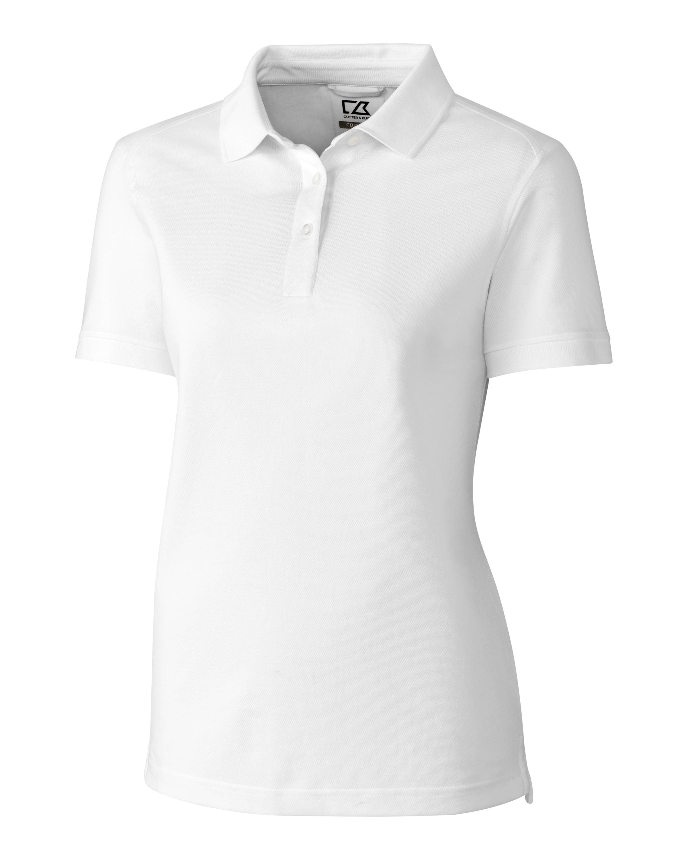 

Женская рубашка-поло Cutter & Buck Advantage Tri-Blend Pique, белый