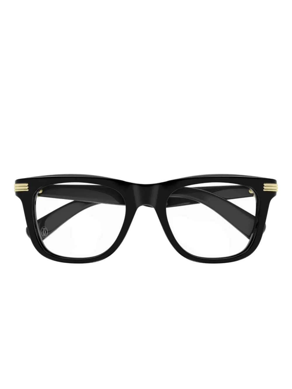 

Очки в квадратной оправе Cartier Eyewear, черный