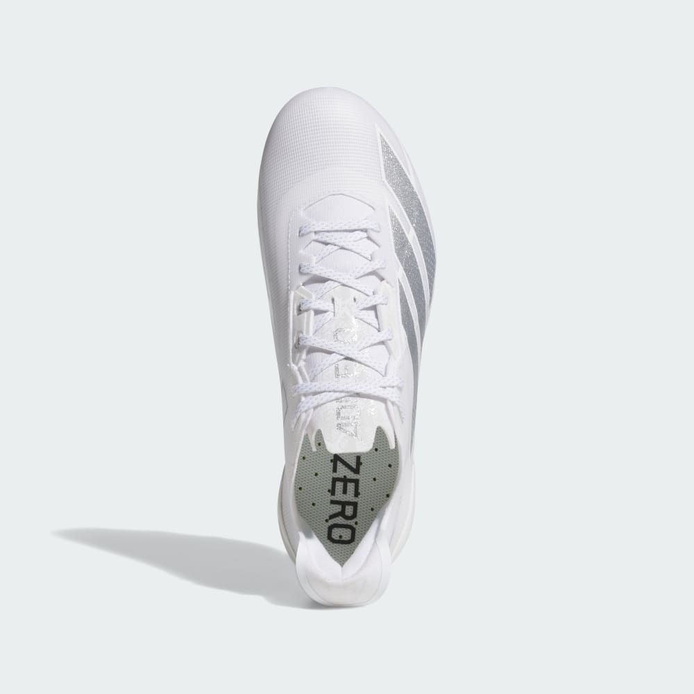 Бутсы Adidas Adizero Electric II Football Cleats, цвет Cloud White/Silver Metallic/Cloud White — фото 2