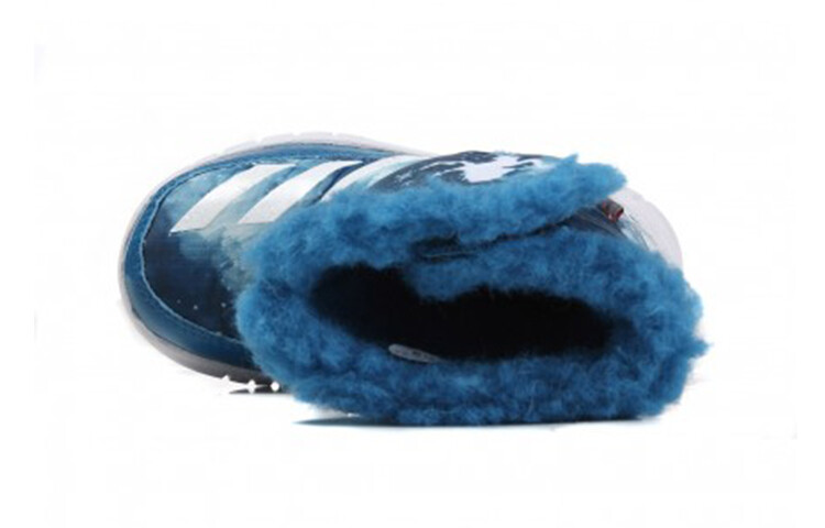 Кроссовки Disney X adidas Frozen Mid I Toddler Shoes TD High-top Blue — фото 3