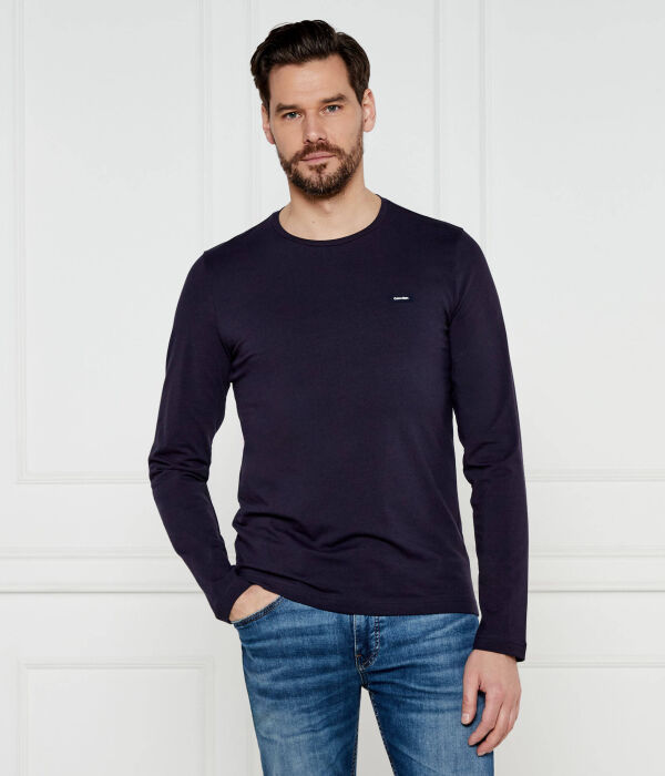 

Лонгслив Slim Fit Calvin Klein, синий