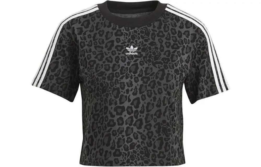 

Женский укороченный топ Adidas Originals, цвет Black