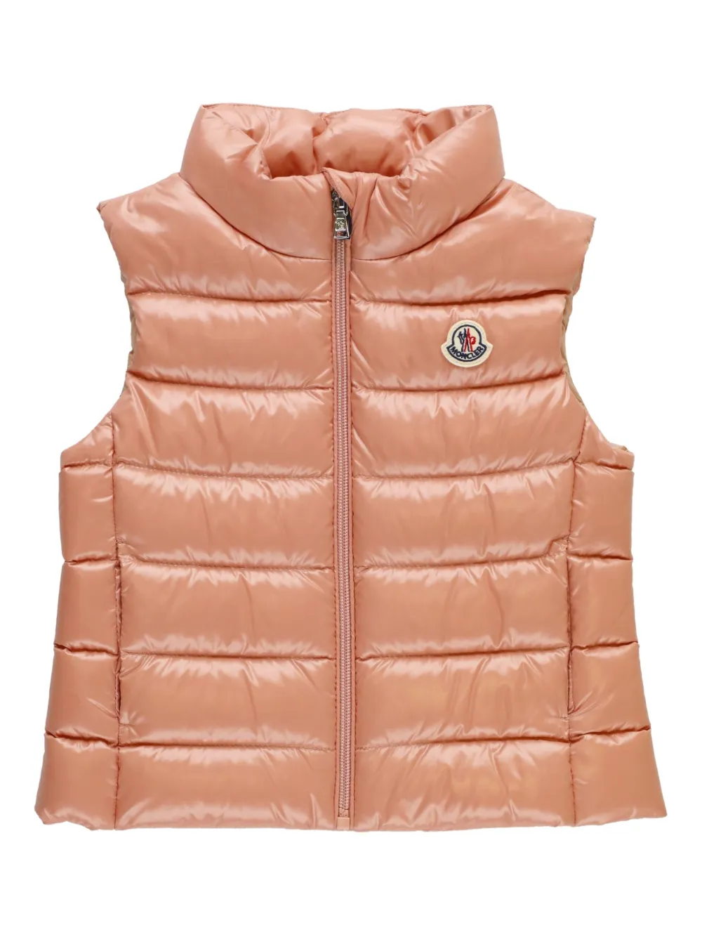 

Дутый жилет Moncler Enfant, розовый