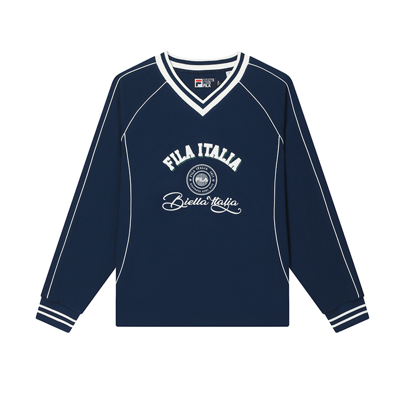 

Свитшот мужской темный синий FILA