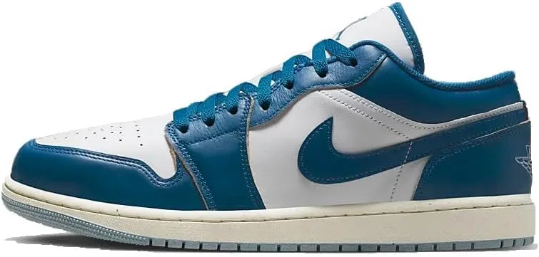 Кроссовки Nike Air Jordan 1 Low Rosso da Uomo FJ3459-160, белый/синий/серый