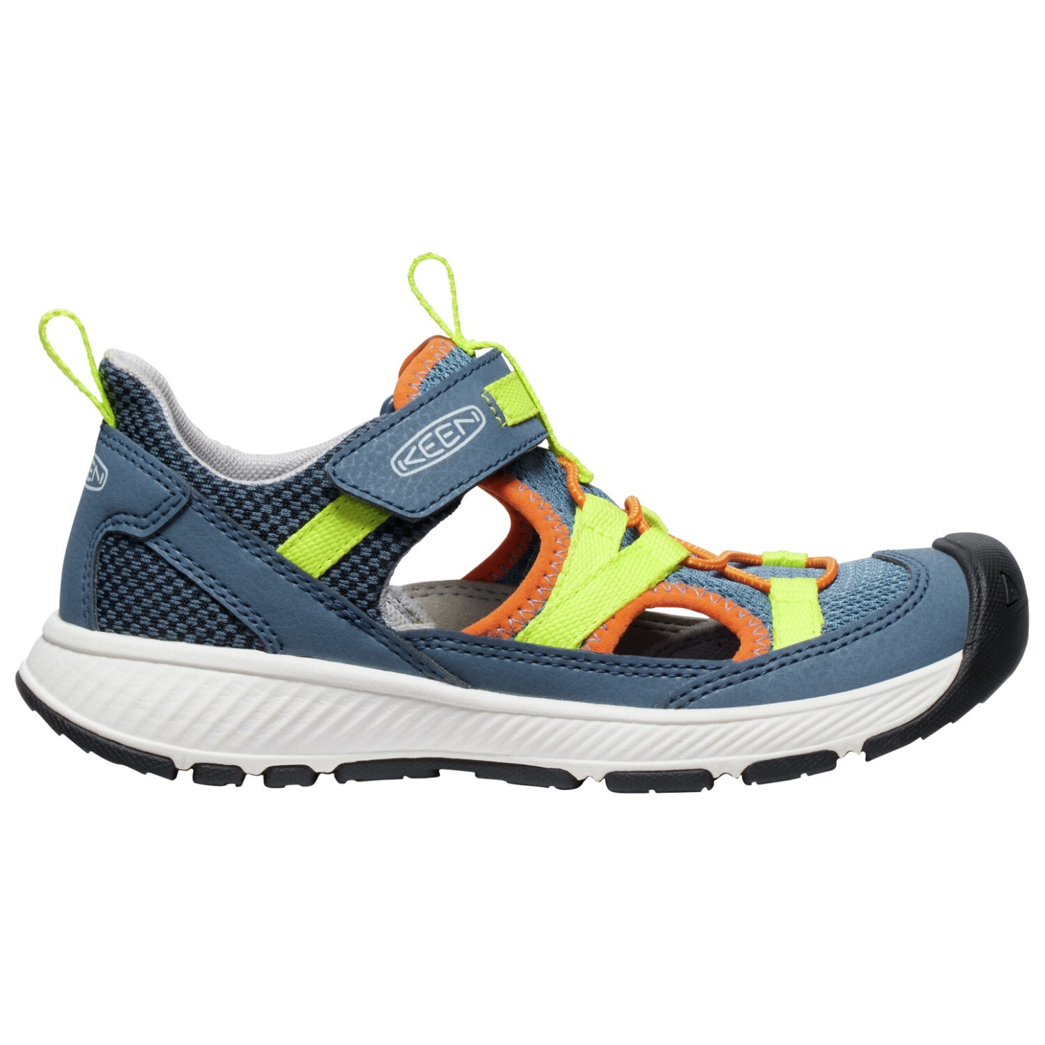 

Сандалии Keen Youth's Motozoa Sandal, цвет Vintage Indigo/Scarlet Ibis