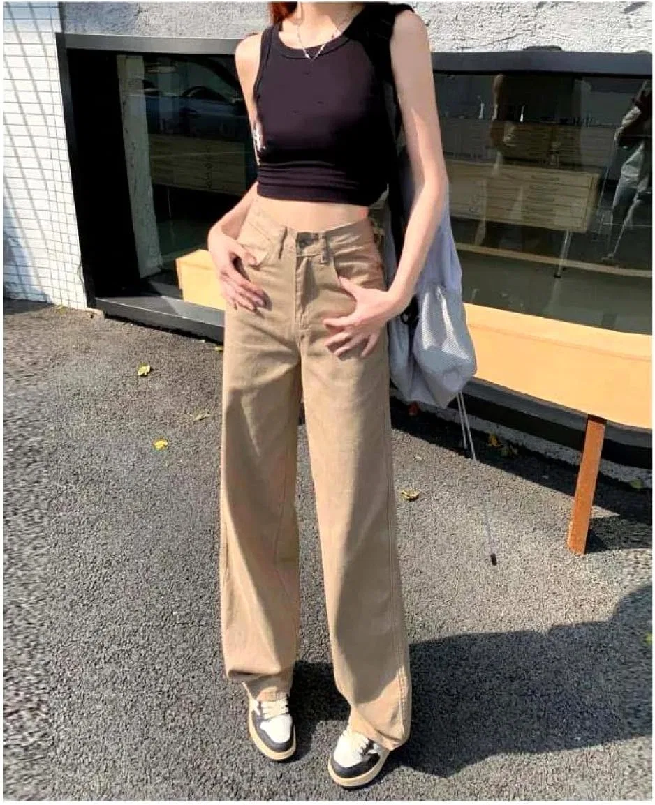 Джинсы широкие Urban Style Khaki — фото 2
