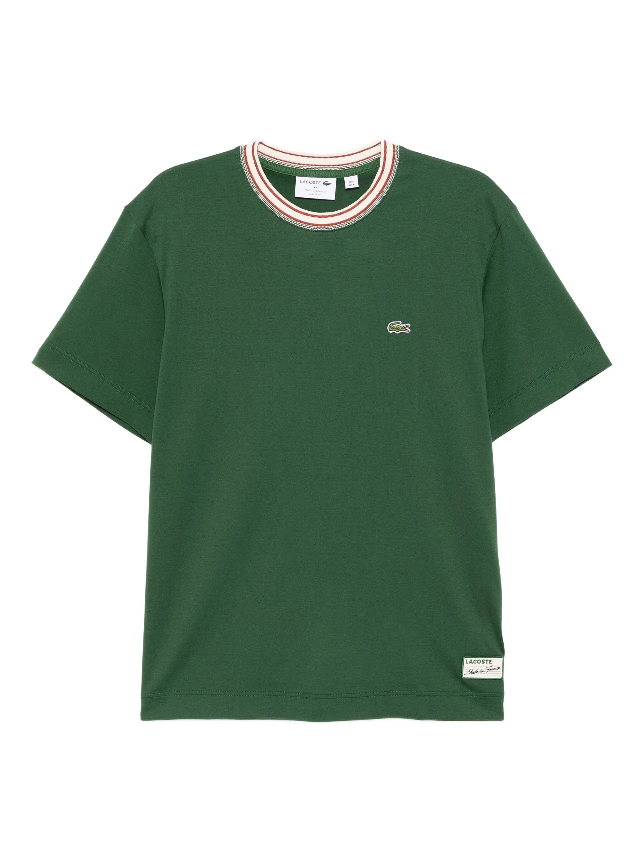 

Футболка с нашивкой-логотипом Lacoste, зеленый