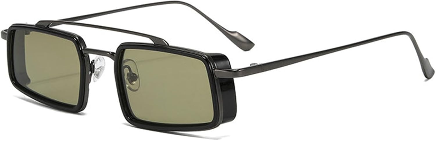 

Солнцезащитные очки Willochra Small Y2K узкой прямоугольной формы для женщин и мужчин, в стиле ретро 90-х, с двойной перемычкой, в стиле панк, с защитой от ультрафиолета UV400, C5