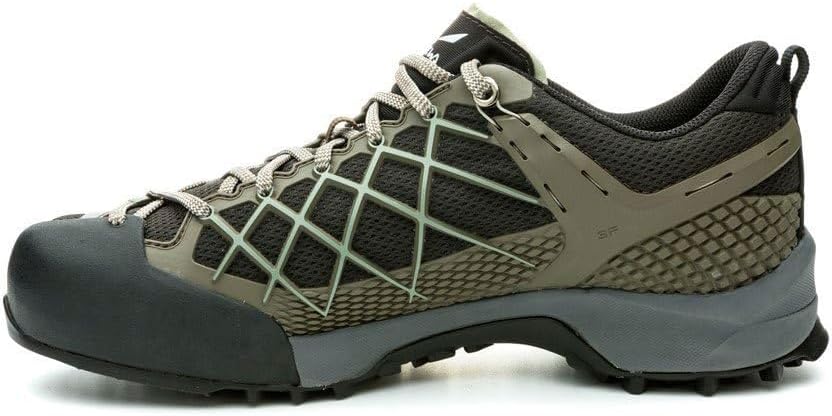 Мужские трекинговые ботинки Salewa Wildfire GTX - прочные водонепроницаемые ботинки Gore-Tex для походов и скалолазания, оливковый — фото 3