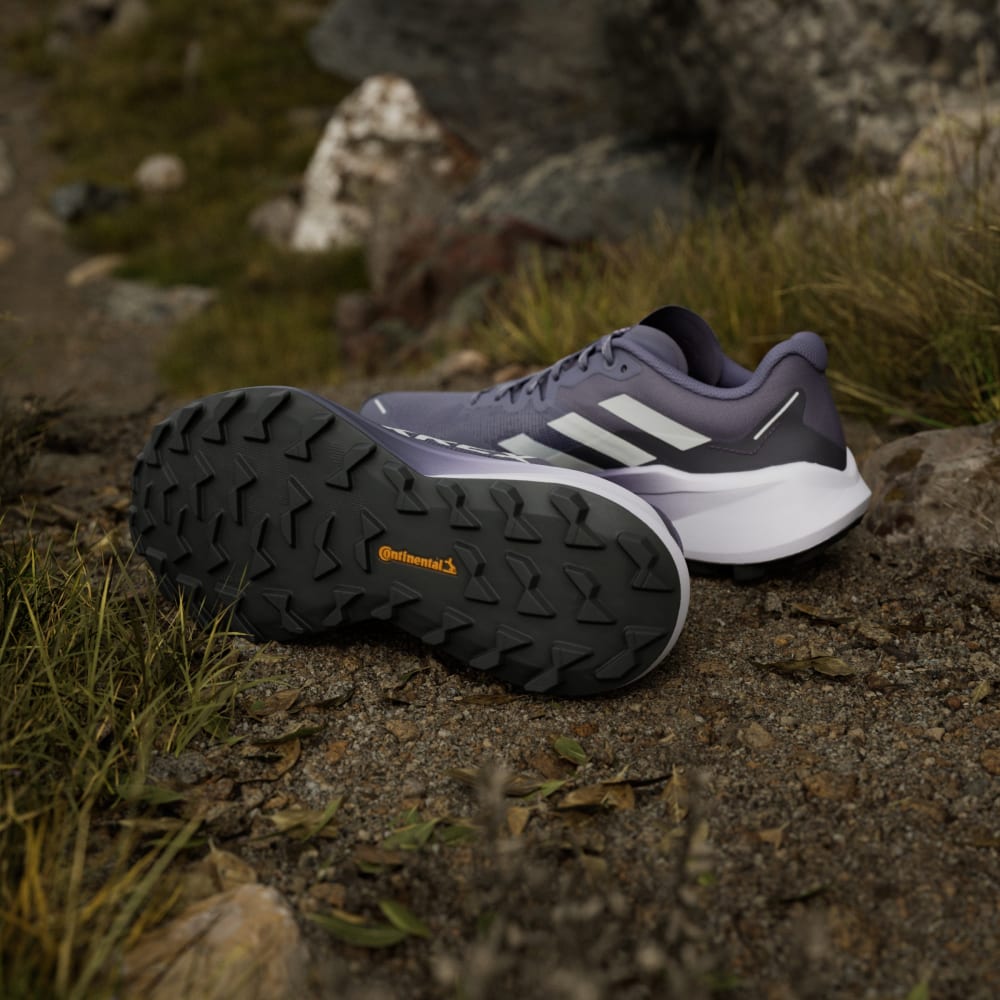 Кроссовки Adidas Terrex Agravic 3 Trail Running Shoes, цвет Preloved Violet/Grey One/Powder Plum — фото 3